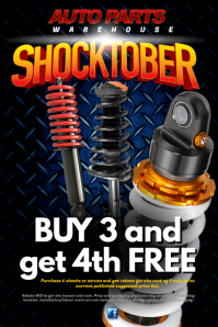 Autoparts poster Template | PosterMyWall