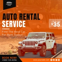 Car Rental Post Template | PosterMyWall