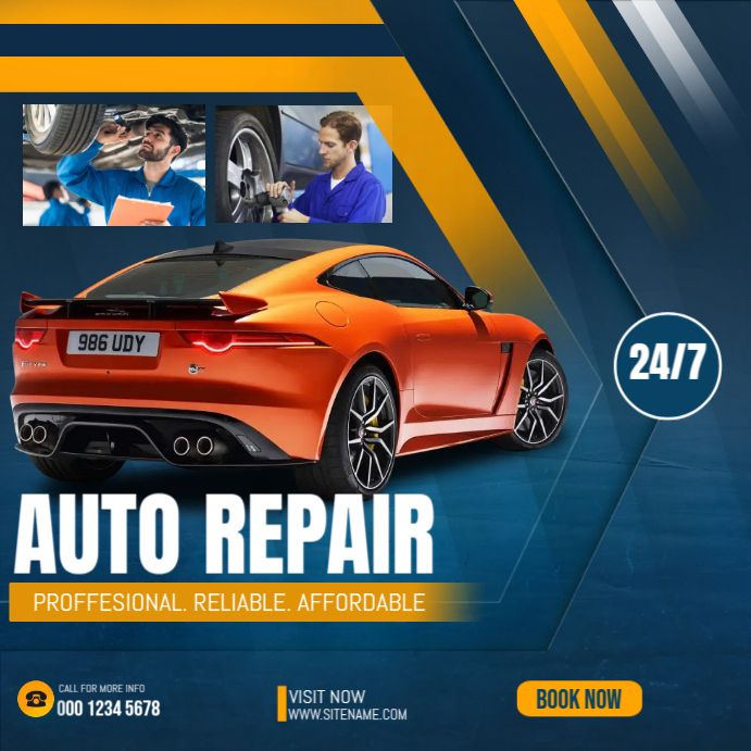 Auto Repair Ads Template | PosterMyWall