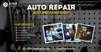 Auto repair Image partagée Facebook template