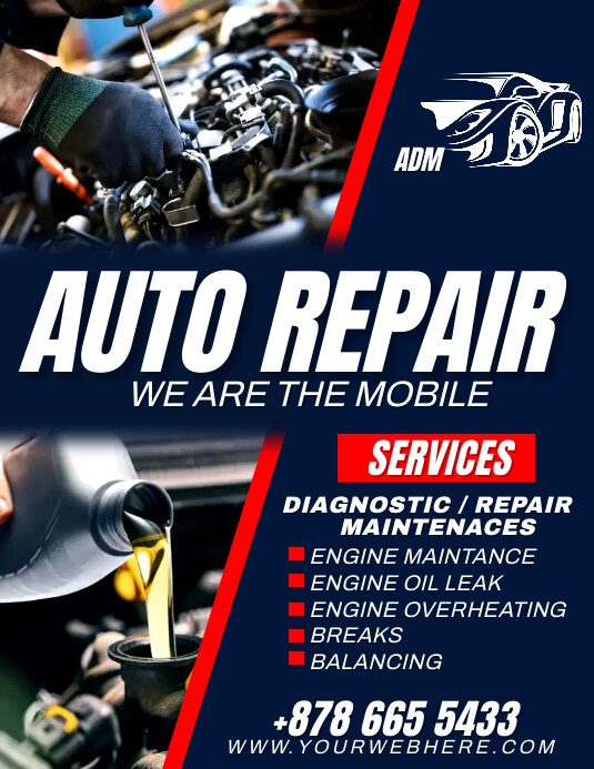 auto repair Template | PosterMyWall