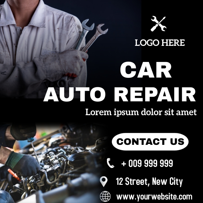 Copy of Auto repair PosterMyWall