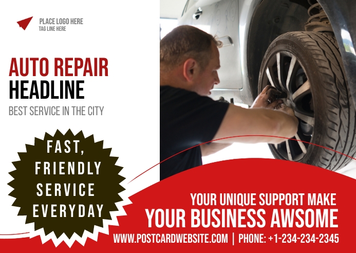 Auto Repair Template PosterMyWall