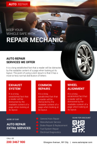 Auto Service Electrical Poster.pdf Auto Repair Mechanic Service Poster Template | PosterMyWall