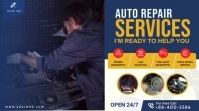 Auto Repair Service Twitter Post Template