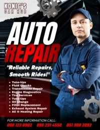 Auto Repair Services Flyer (US Letter) template