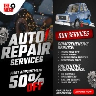 Auto Repair Services Message Instagram template