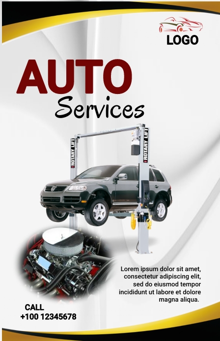 Auto Service Electrical Poster.pdf Copy of Auto Repair Services POSTER template | PosterMyWall