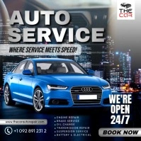 Auto Service Instagram Post template