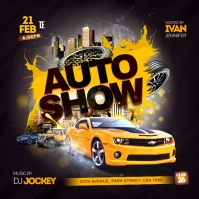 auto show Message Instagram template