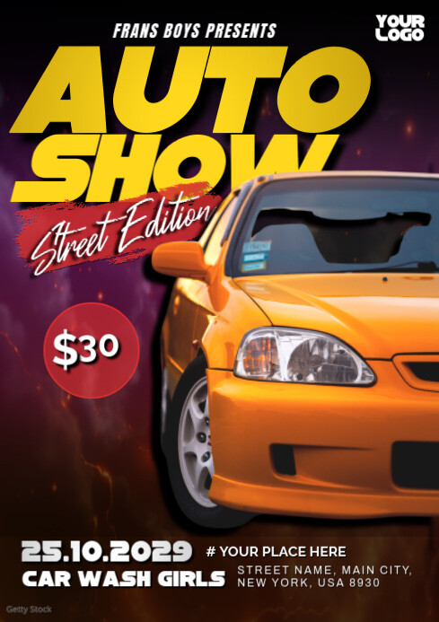 Plantilla de Auto Show | PosterMyWall