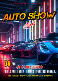 auto show A6 template