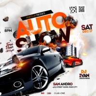 auto show Post Instagram template