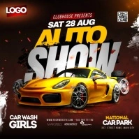 auto show Post Instagram template