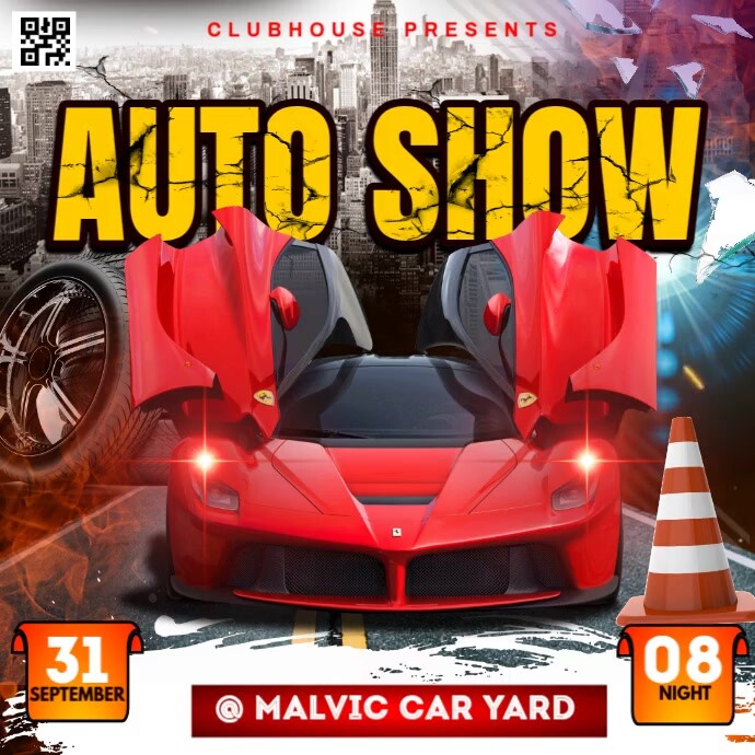 Auto show Wpis na Instagrama template