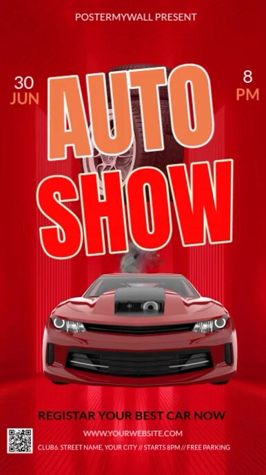 AUTO SHOW Indaba yaku-Instagram template