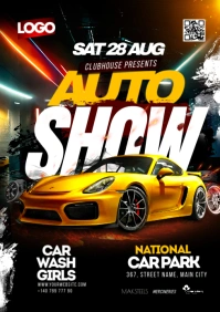 auto show A4 template