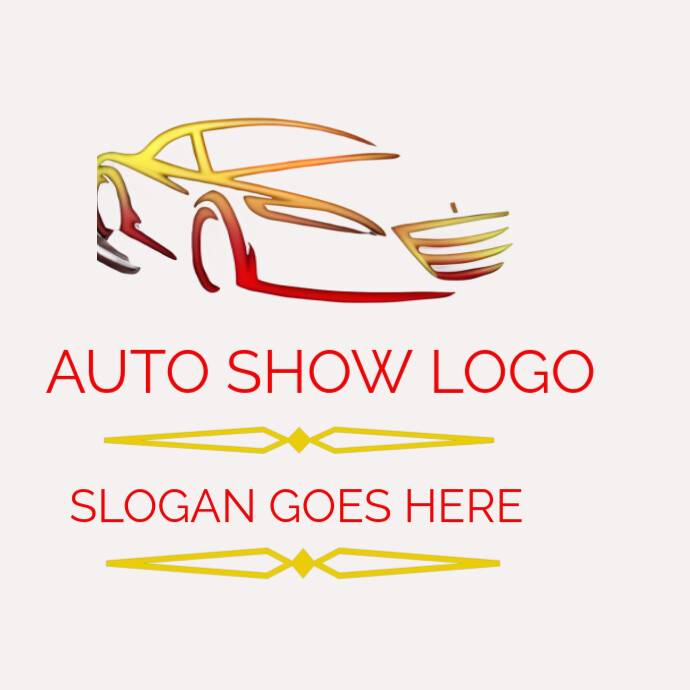 AUTO SHOW LOGO 徽标 template