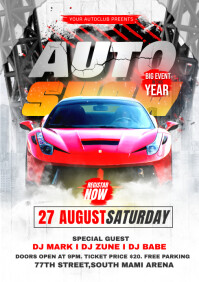 Auto Show Template PosterMyWall