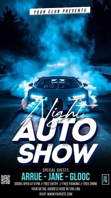 Auto Show Video Ads Template | PosterMyWall