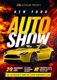 Auto Show Video Template A4