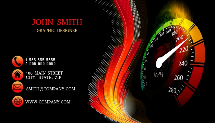 Copy of Automotive Business Card | PosterMyWall