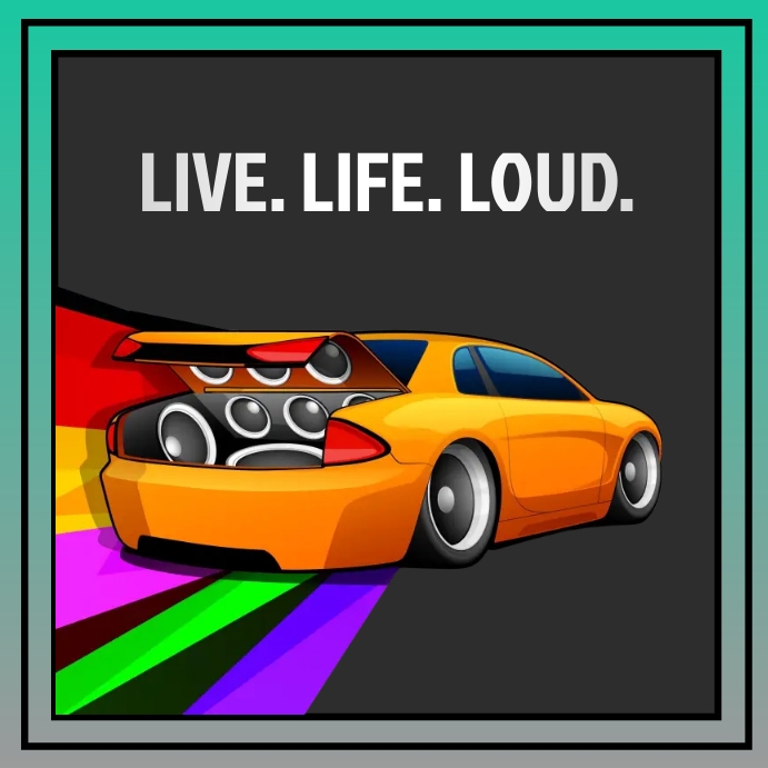 Poster Car Modulation Copy of Automotive Car Audio Customs Social Media Pos | PosterMyWall