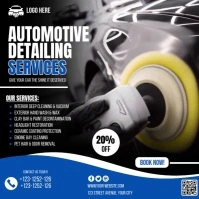 automotive detailing services Message Instagram template