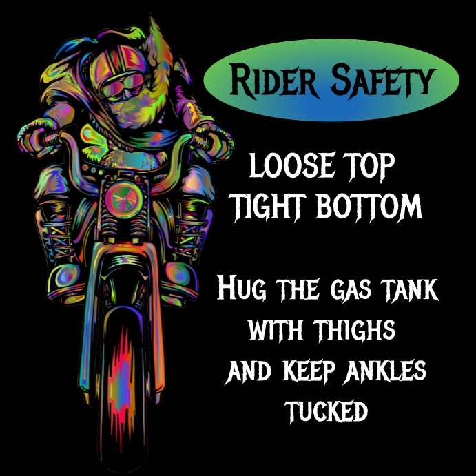 Automotive Motorcycle Rider Safety Template | PosterMyWall