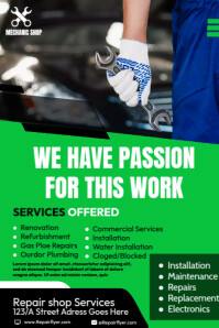 Repair Shop Poster Template | PosterMyWall