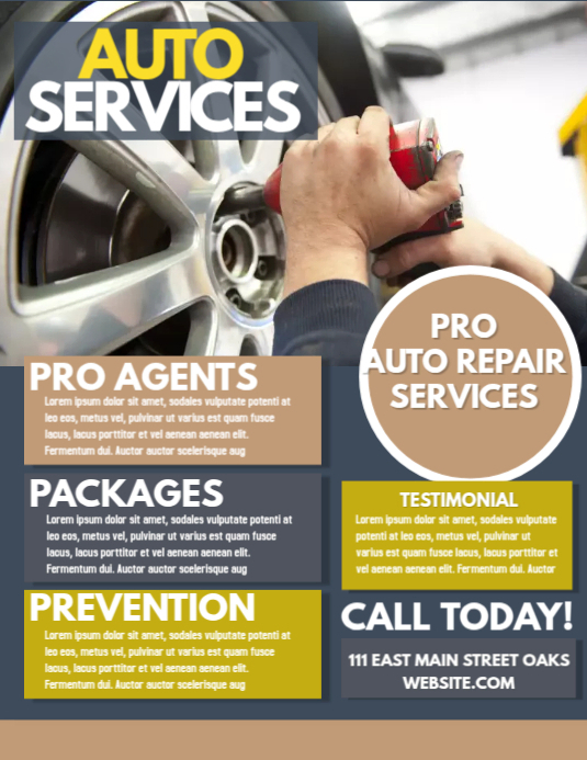 Automotive Template PosterMyWall