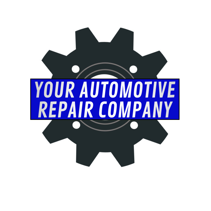 Automotive Repair Shop or Small Business Logo Logotyp template