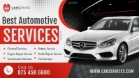 Automotive Services Facebook Cover Video template