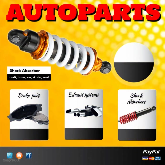 Autoparts Instagram Post Template | PosterMyWall