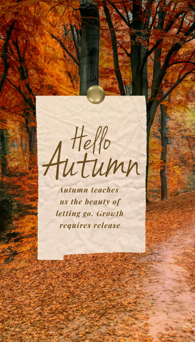 Autumn! 名片 template