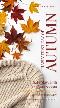 Autumn, autumn festival,event,Thanksgiving Instagram Story template