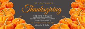 Castanho Thanksgiving Celebration Tumblr Banner Template