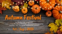Autumn, autumn festival,event,Thanksgiving Twitter Post template