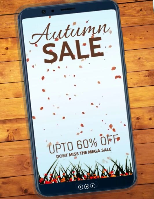 Autumn, Autumn sale, Fall festival Ulotka (US Letter) template