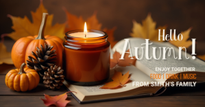 Cokelat Autumn Celebration Gedeelde afbeelding op Facebook Template