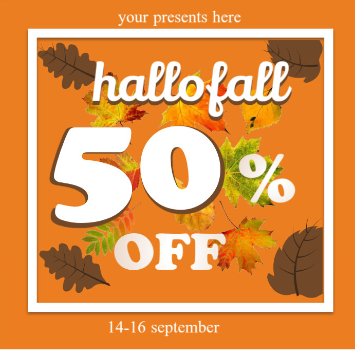 Copy of Autumn Ads | PosterMyWall