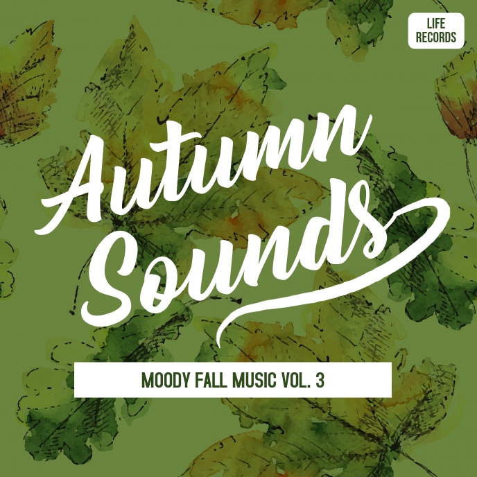 Autumn and fall music album cover art Template | PosterMyWall