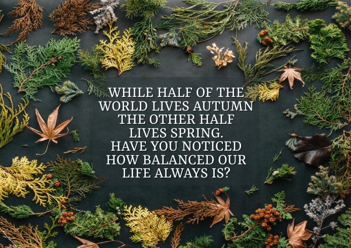 AUTUMN AND SPRING QUOTE TEMPLATE | PosterMyWall