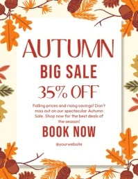 Autumn Big Sale Flyer (US Letter) template