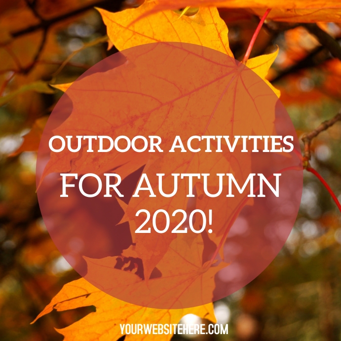 Fall Themed Posts Autumn Blog Post Template | PosterMyWall