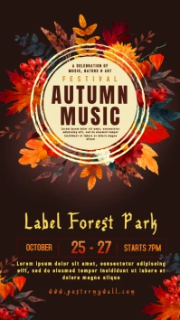 Autumn Celebaration Instagram Story template