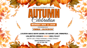 Autumn Celebration with Emma Jackson YouTube-miniature template