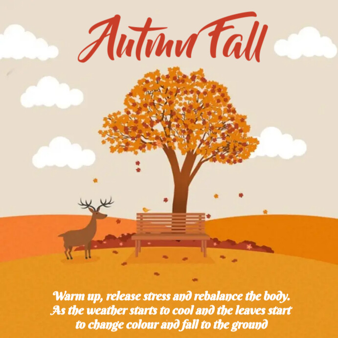 Fall Themed Posts autumn Template | PosterMyWall