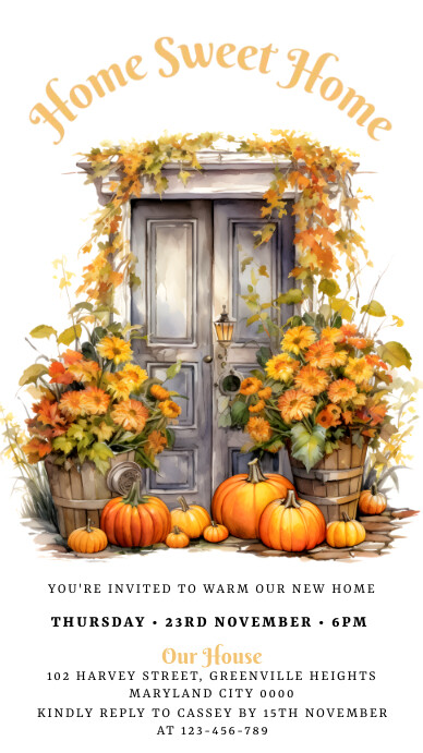 Autumn Instagram Story template