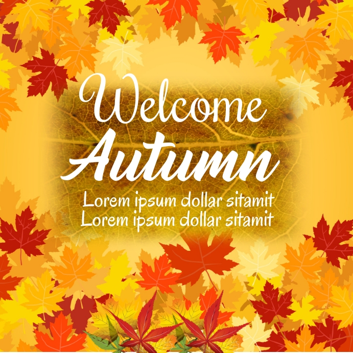 Fall Design Post AUTUMN Template | PosterMyWall